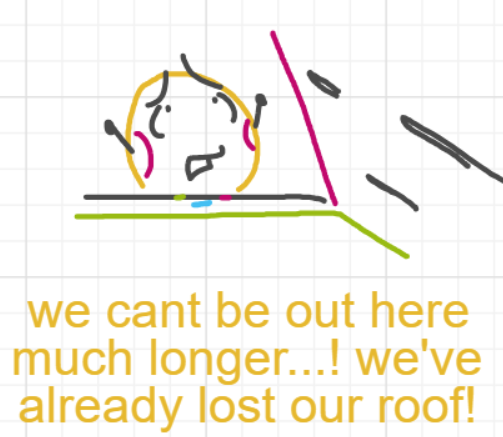A panel from Chilly, episode two of the Board Boards object show by Furretwalk/WalkingFurret.